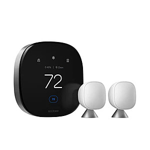 Ecobee Smart Thermostat Premium + With Room Sensors $142.97 + Tax after GC