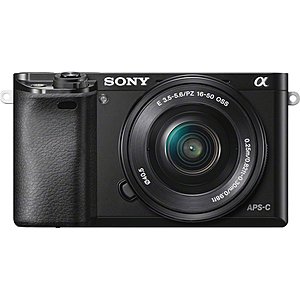 Sony Alpha a6000 Mirrorless Camera w/ 16-50mm Lens (Open Box) $399, w/ 16-50mm, 55-210mm Lenses $499