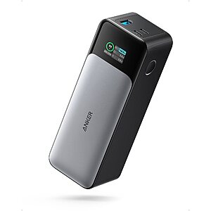 Anker 737 Power Bank (PowerCore 24K), 24,000mAh 3-Port Portable Charger with 140W Output $100 $99.99