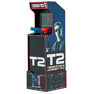 Arcade1UP Terminator 2 Judgment Day w/ Riser & Lit Marquee Arcade Game Machine $300 + Free Shipping