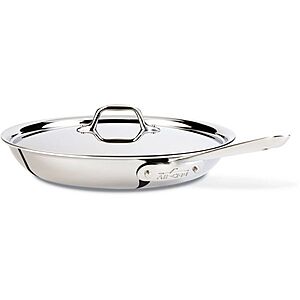 All-Clad Factory 2nds: 12" SD5 Fry Pan $90, 12" Fry Pan w/ Lid $81 & More + Free S&H on $60+