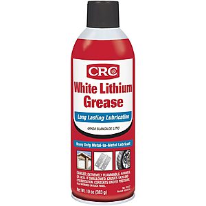 10oz CRC White Lithium Grease Lubricant Spray $4.75