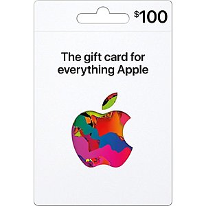 $100 Apple Gift Card (Physical or Digital) + $10 Best Buy eGift Card $100