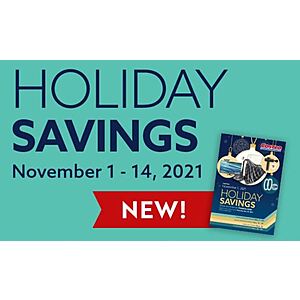 Costco Holiday Savings  Nov. 1 - Nov 29 (includes Black Friday)