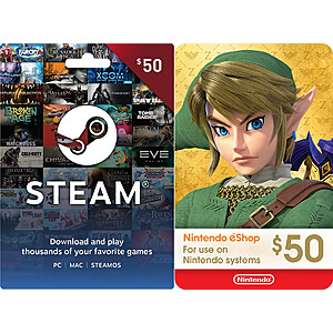 Military Only: Buy $50 gaming gift card, get $10 Exchange Gift Card Free (Steam/PSN/Xbox/Nintendo)