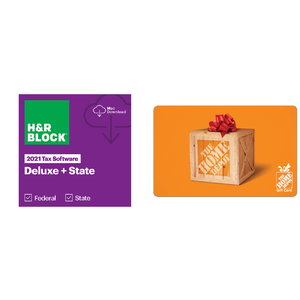 H&R Block Deluxe + State with free $15 egift card for $24.99 on NewEgg