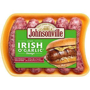 Target Circle Members: 5-Count 19oz. Johnsonville Irish O'Garlic Sausage Links 50% Off (~$2.69) In-Store Only