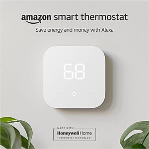 Prime Members: Amazon Smart Thermostat w/ No C-Wire Adapter $42 + Free Shipping