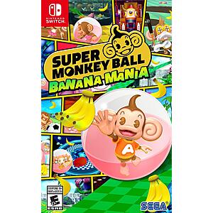 Super Monkey Ball: Banana Mania (Nintendo Switch) $15 + Free Store Pickup