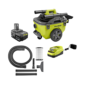 Direct Tools Outlet $90 Ryobi 18v 6 gal Vacuum Kit+ Accessories - $90