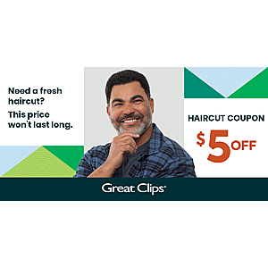 [Multiple locations] Great Clips coupons - varying prices
