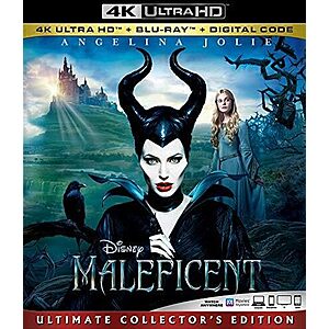 Maleficent: Ultimate Collector's Edition (4K UHD + Blu-ray + Digital) $7.50