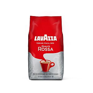 $13.20 /w S&S: 2.2-Lbs Lavazza Qualita Rossa Italian Espresso Whole Bean Coffee