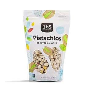 $3.23 /w S&S: 365 by Whole Foods Market, Roasted & Salted Pistachios, 10 Ounce