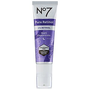 1-Oz No7 Pure Retinol 1% Night Concentrate: 2 for $13.50 at Walgreens w/ Free Store Pickup