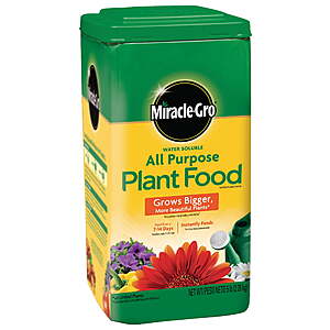 5-Lbs. Miracle-Gro Water Soluble All Purpose Plant Food $9.95  + Free S&H w/ Walmart+ or $35+