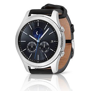 Samsung Gear S3 Classic Smartwatch Verizon 4G LTE Silver with Black Leather Band (Manfatured Refurbished) For $184.95 + Free Shipping @ ebay