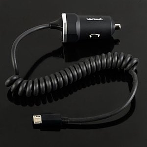 Select Walmart Stores: Blackweb Accessories: Car Charger w/ Micro-USB Cable  $3.50 & More