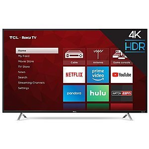 TCL 55S405 55-Inch 4K Ultra HD Roku Smart LED TV $272 w/ Amazon Amex 20% off + "Cut the Cord" TCL sale $272.92