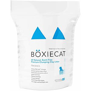 Boxiecat Premium Clumping Clay Cat Litter, 16-pounds for 3.99 or less (Subscribe & Save or as Add On Item) $3.69