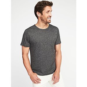 Old Navy Extra 40% Off Clearance Sale: Linen-Blend Crew-Neck Pocket Tee  $4.80 & More + Free Store Pickup