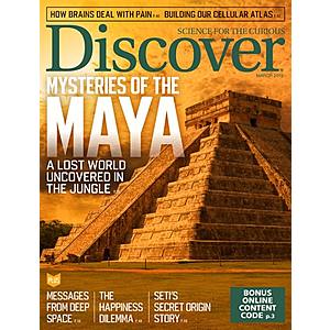 Discover Magazine for $6.99/yr