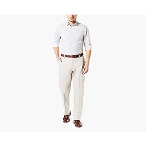 Dockers: Extra 50% Off Select Sale Styles: Men's Slim Fit All Season Tech Jean Cut Pants (burma grey) $12.50 & More + FS on $75+