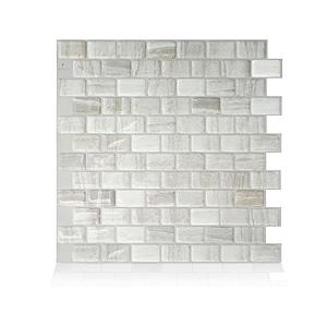 4-Pack Smart Tile Peel & Stick Tiles: Ravenna Farro (9.8 W x 9.74") $13.01, 10-Pack Art3D (Gold) $26.28 & More at Home Depot + Free Curbside Pickup