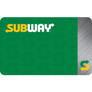 eGift Cards: $50 Panera Bread or Subway eGift Card $40 Each & More (Email Delivery)