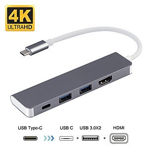 USB C to HDMI Adapter for Samsung DeX Station Desktop Experience for Galaxy Note8/S8/S8+/S9/S9+, Nintendo Switch, MacBook Pro 2016 2017 -- $18.59 AC + FREE Prime Shipping