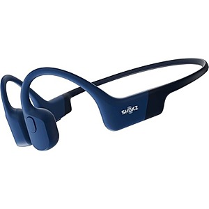 Shokz - OpenRun Bone Conduction Open-Ear Endurance Headphones - Blue $90
