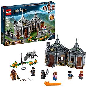 496-Piece LEGO Harry Potter Hagrid's Hut: Buckbeak's Rescue Building Set $30 + Free S/H on $35+