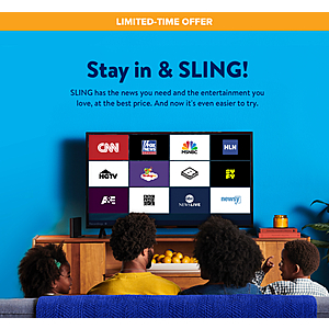Sling TV: Select On-Demand Movies, TV Series and ABC News Live Free