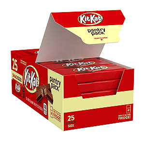 25-Ct 0.50-Oz KitKat Milk Chocolate Wafer Bars $5.90 + Free Shipping w/ Walmart+ or Orders over $35 or Store Pickup at Walmart