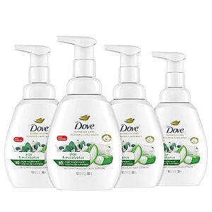 4-Pack 10.1-Oz Dove Foaming Hand Wash (Aloe & Eucalyptus) $7.97 ($2 Ea) w/ S&S + Free Shipping w/ Prime or on $35+