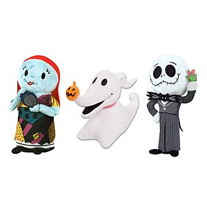 3-Pack 6" Nightmare Before Christmas Stylized Bean Plush Toys $7.85 ($2.62 Each) + Free Shipping w/ Walmart+ or on $35+