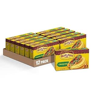 Old El Paso Crunchy Taco Shells, Gluten-Free, 18 ct., 6.89 oz. (Pack of 12)~$25.16 @ Amazon~Free Prime Shipping!