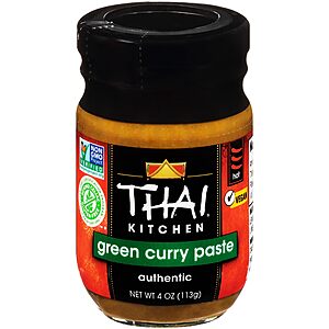 Thai Kitchen Gluten Free Green Curry Paste, 4 oz (Pack of 6) $14.06 @ Amazon~Free Prime Shipping!