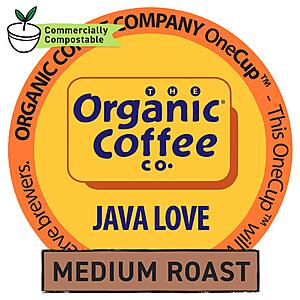 The Organic Coffee Co. Compostable Coffee Pods - Java Love (36 Ct) K Cup Compatible including Keurig 2.0, Medium Roast, USDA Organic~$12.32 @ Amazon~Free Prime Shipping!