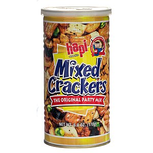 Hapi Mixed Crackers, 6-Ounce Tins (Pack of 4)~$14.97 @ Amazon~Free Prime Shipping!