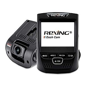 Rexing Car Dash Cam 2.4" LCD FHD 1080p 170° Wide Angle Dashboard Camera Recorder with G-Sensor, WDR, Loop Recording $69.99