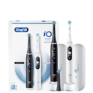 Oral-B iO Ultimate Clean Rechargeable Electric Toothbrush Twin Pack - $149.99