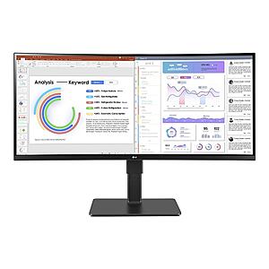 LG 34" UltraWide WQHD Curved IPS 60 Hz LED Monitor with Built-in Universal Docking Station, $249.99