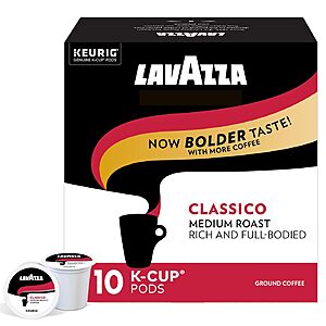 60 Lavazza Classico Single-Serve Coffee K-Cups $21.29