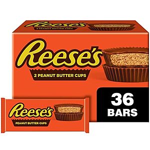 Limited-time deal: REESE'S Milk Chocolate Peanut Butter Cups, Easter Candy Packs, 1.5 oz (36 Count) - $17.87