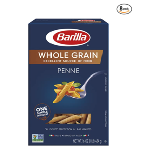 8-Pack 16-Oz Barilla Whole Grain Penne Pasta $7