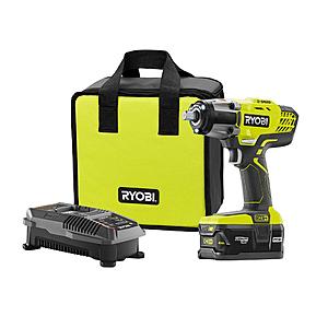 Ryobi 18-Volt ONE+ 1/2" Impact Wrench w/ Battery, Charger & Bag $99 + Free S&H