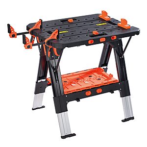 PONY 2-in-1 Clamping Work Table / Sawhorse  at Lowes - $79
