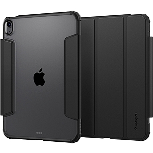 Spigen Crystal Hybrid Pro Folio Case for Apple iPad 10th Generation Black / Clear 57256BBR - $10.99