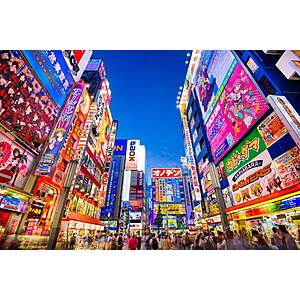 Orlando FL to Tokyo Japan $881 RT Airfares on United, Delta or American Airlines (Travel January - March 2024)